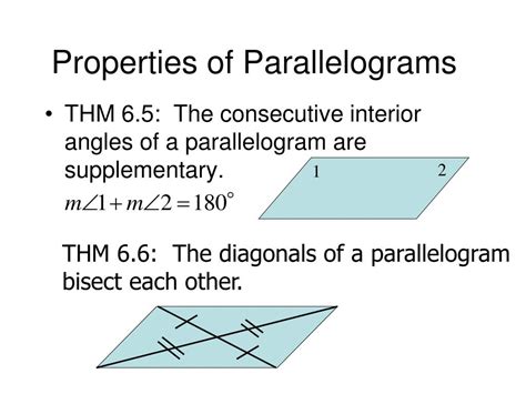 Properties Of Parallelogram Pdf