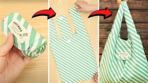 How To Sew A DIY Folding Shopping Bag