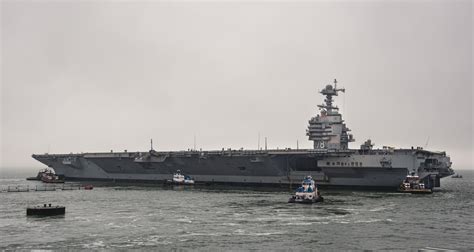 HII COMPLETES INAUGURAL MAINTENANCE AND MODERNIZATION PERIOD FOR AIRCRAFT CARRIER USS GERALD R ...