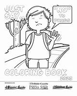 just Say No Coloring Pages sketch template