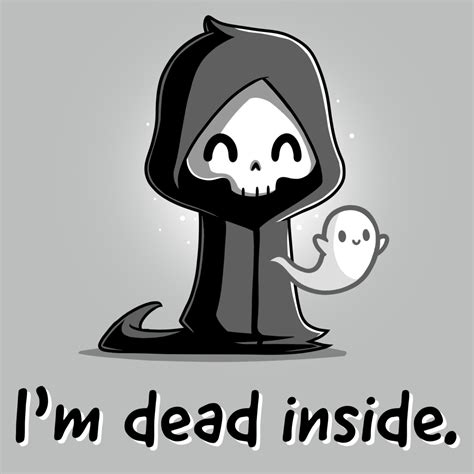 I'm Dead Inside | Funny, cute & nerdy shirts - TeeTurtle | Cute cartoon ...