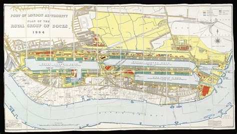 Plan of the Royal Group of Docks by PORT OF LONDON AUTHORITY: (1964) Map | Daniel Crouch Rare ...