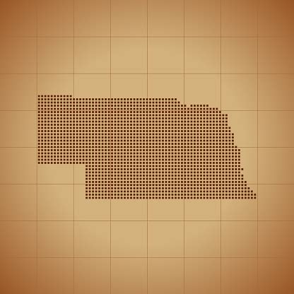 Nebraska Map Stock Illustration - Download Image Now - Cartography ...