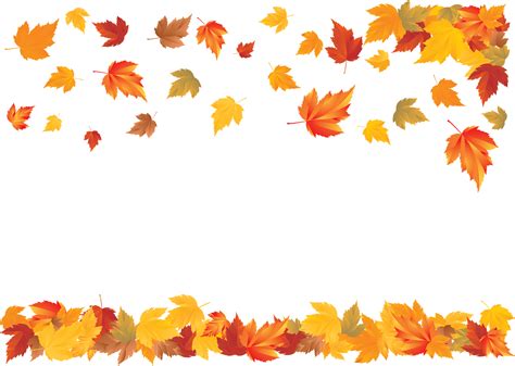 Download HD A Carpet Of Falling Leaves - Transparent Background Autumn ...