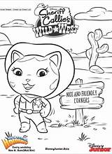 Sheriff Callie Coloring Page Pages sketch template