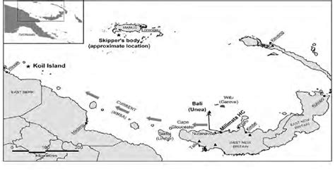 Map of West New Britain Province and randomly sampled survey villages ...