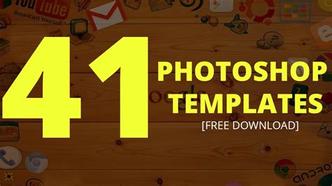 41 Photoshop Templates Free | Text Effect Templates - Dezcorb