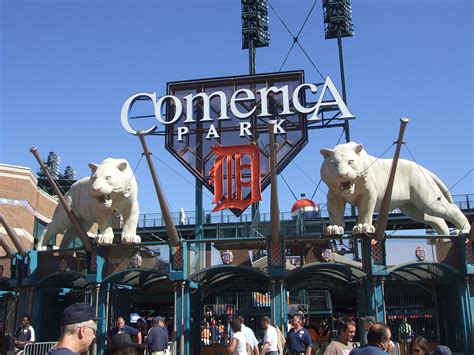 Image - 1188254156 Comerica Park - The Entrance.JPG - ArmchairGM Wiki - Sports Wiki Database