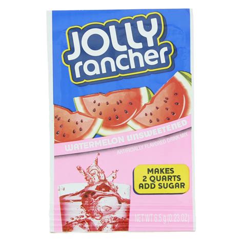 Jolly Rancher Watermelon Unsweetened Packs - Shop Mixes & Flavor ...