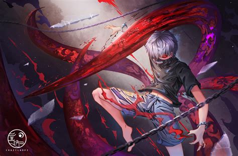 Tokyo Ghoul Fan art ken kaneki, really like the scene when ken turns ...