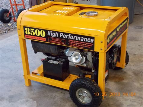 Parking Zone 82: Portable 8500 Industrial Generator - $1250