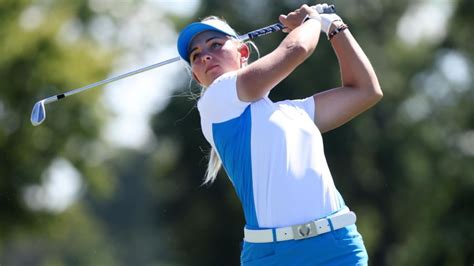 Solheim Cup: Emily Pedersen teases boyfriend and Team USA caddie after ...