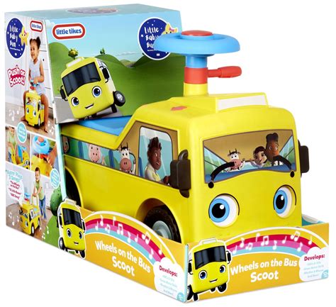 Little Tikes Little Baby Bum Wheels on the Bus Scoot Ride On | eBay