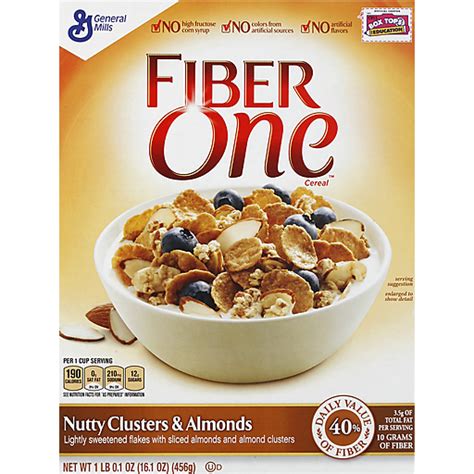 Fiber One™ Cereal Nutty Clusters & Almonds 16.1 oz Box | Cereal | My Country Mart (KC Ad Group)