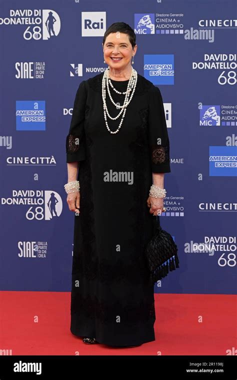 Rome, Italy. 10th May, 2023. Isabella Rossellini attends the red carpet ...