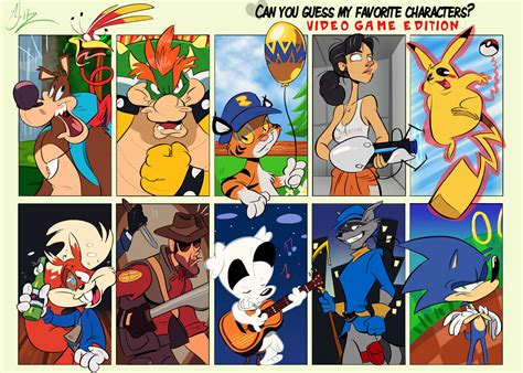 Can You Guess My Favorite Video Game Characters? — Weasyl