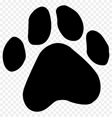 Prints Clipart - Dog Paw Print Vector - Free Transparent PNG Clipart Images Download