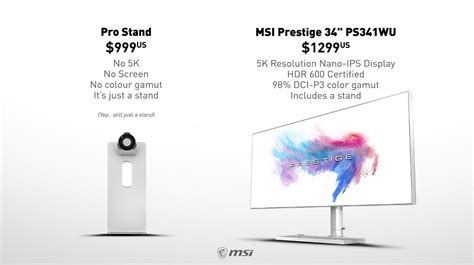 MSI takes jab at Apple's $999 monitor stand on Twitter, nails it ...