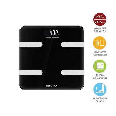 Bluetooth BMI and Body Fat Smart Scale With Smartphone APP| Afterpay | zipPay | zipMoney