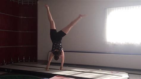 Gymnastics | Roundoff in slow-mo - YouTube