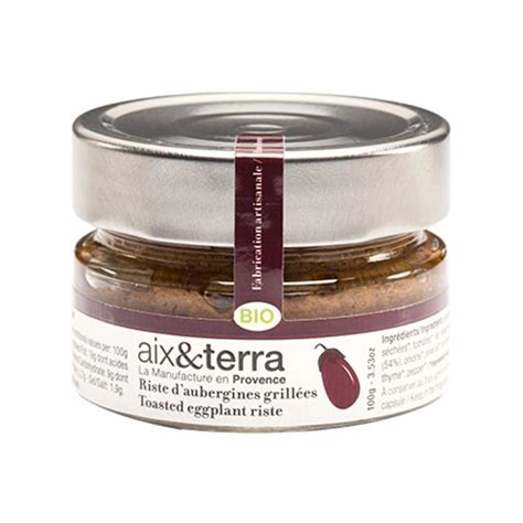 Riste d’aubergine grillée bio 100gr – Aix&Terra