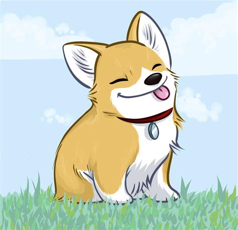 Happy Corgi by gryphonworks on DeviantArt