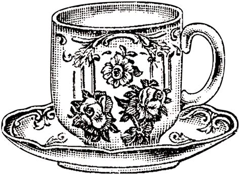 Tea Cup Drawing at GetDrawings | Free download