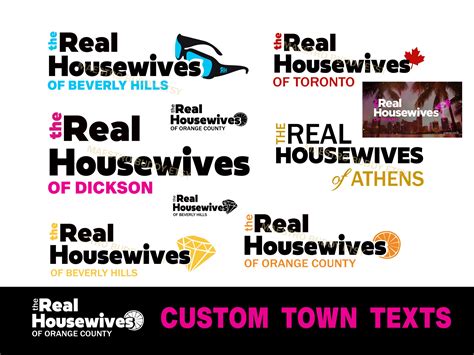 The Real Housewives Svg of YOUR Townreal Housewives OF Orange - Etsy UK