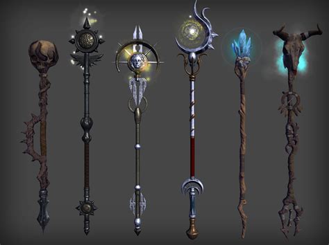 Wizard Staff Concept Art