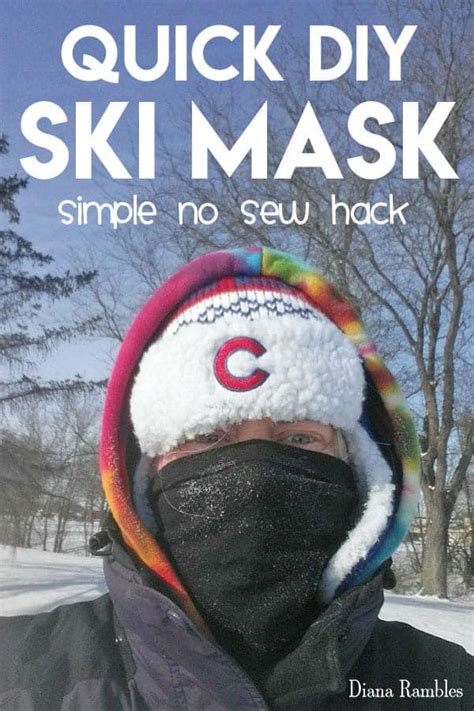 Quick DIY Ski Mask Tutorial - 1 Minute Hack, No Skills Needed