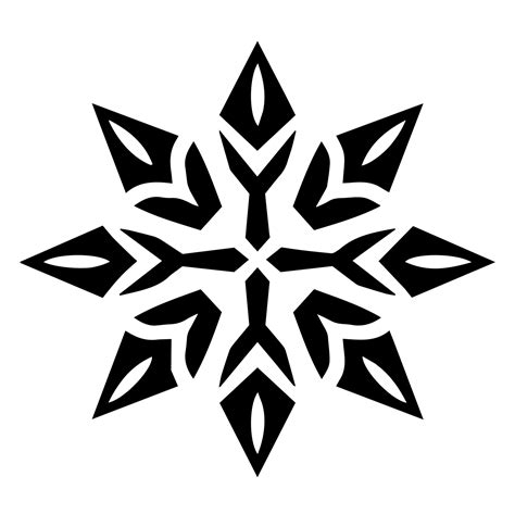 Snowflake vector icon Xmas December decoration 23648486 Vector Art at Vecteezy