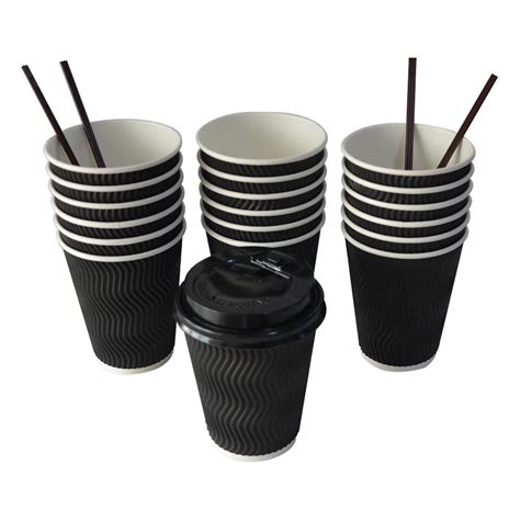 Biodegradable Ripple Wall Paper Cup For Hot Coffee Cups | Welm