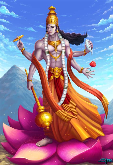 Vishnu (Commission) by Serathus on DeviantArt