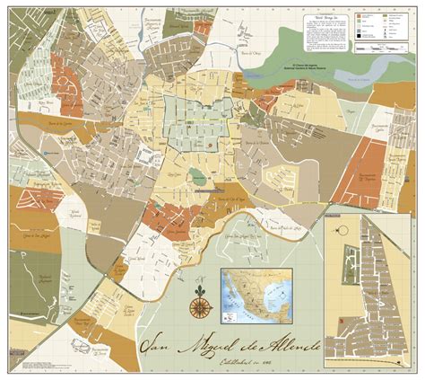 Map Of San Miguel De Allende Neighborhoods - Printable Online