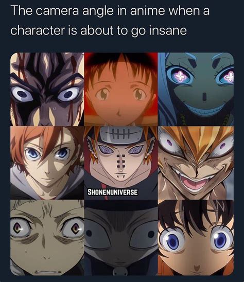 Anime characters when they get angry : r/animememes