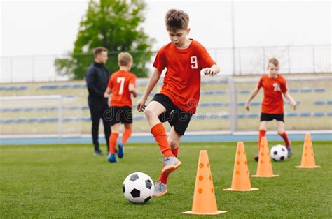 Football Training Kids Children's Soccer Training Session Stock Photos - Free & Royalty-Free ...