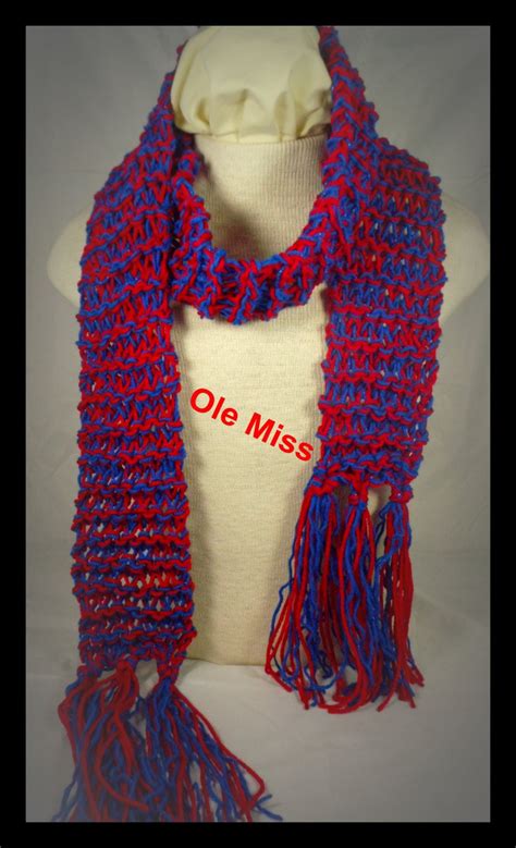 Ole Miss University of Mississippi scarf in school by anitamarie