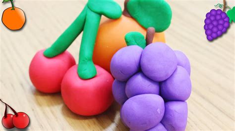 How to Make Popular Playdough Fruits by Hooplakidz How To - YouTube