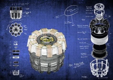 Ironman Arc Reactor Blueprints