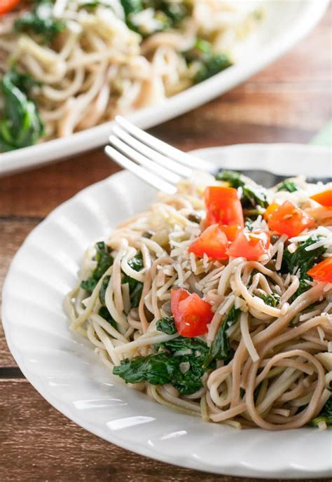 Angel Hair Pasta with Garlic and Spinach | Recipe | Pasta, Garlic pasta ...