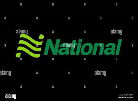 National Car Rental, Logo, Black background Stock Photo - Alamy