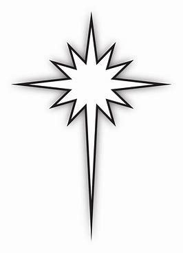 North Star Christmas Clip Art Free - Bing images | Free clip art, Star of bethlehem, Clip art