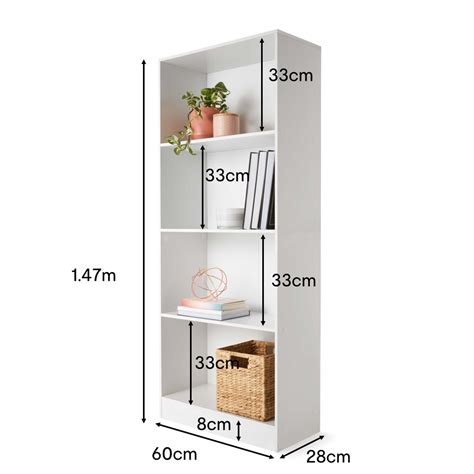 4 Tier Bookshelf - Kmart