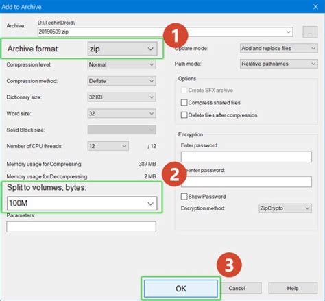 How to Split a Large File into Multiple Smaller Files using WinRAR & 7-Zip