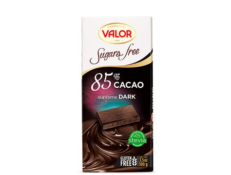 85% Dark Chocolate sugar free | Chocolates Valor