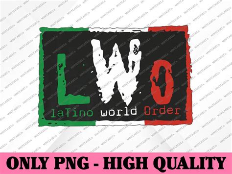 LWO Latino World Order Png, Wrestling Png, Digital File, PNG High ...