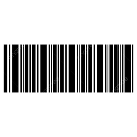 Barcode Clipart Transparent Background, One Dimensional Barcode, One Dimensional Code, Bar Code ...