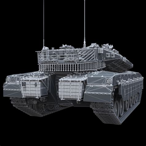 3d idf battle tank merkava