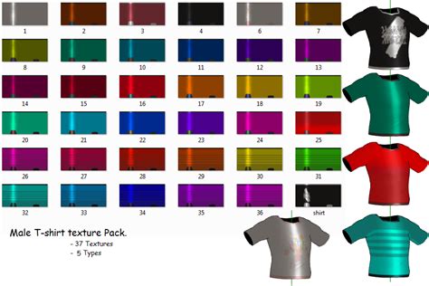 MMD- Male T-shirt Textures by MMDFakewings18 on DeviantArt