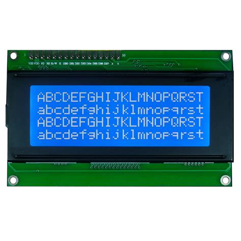 LCD Display 2004 Character Type Stn Negative Transmissive Blue ...